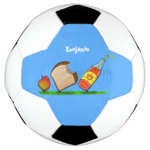 Funny ants cartoon soccer ball