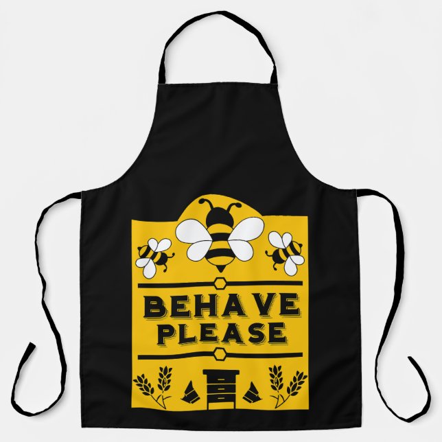 Funny Apiary Honey Farmer Apron (Front)