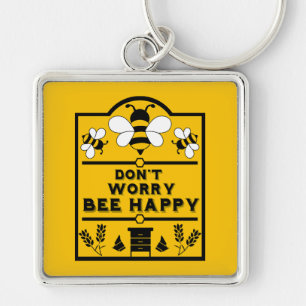 Funny Apiary Honey Farmer Key Ring