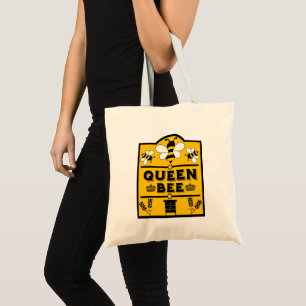 Funny Apiary Honey Queen Bee Tote Bag