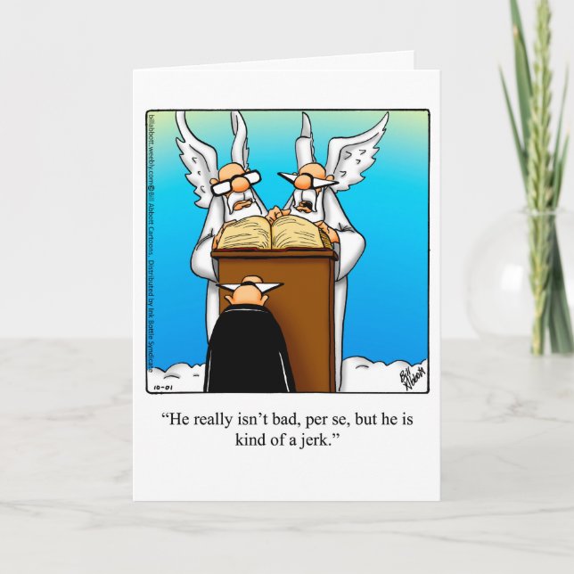 Funny Apology Humour Greeting Card "Spectickles" (Front)