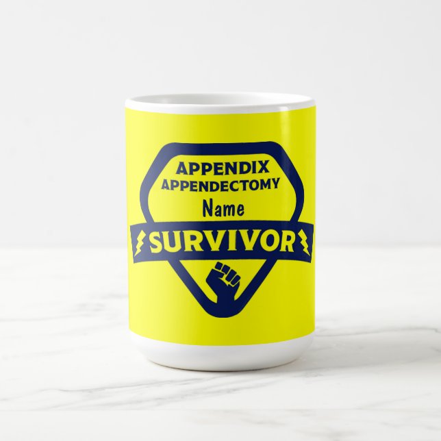 Funny Appendix Removal Surgery Appendectomy  Coffee Mug (Center)