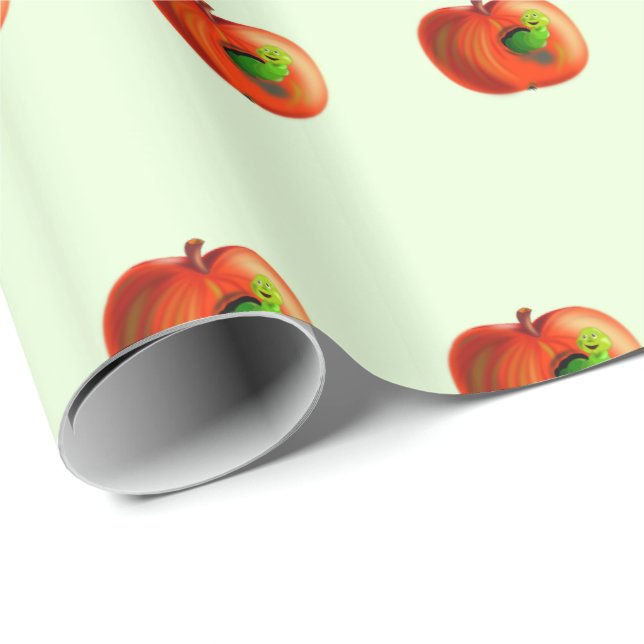 Funny Apple Wrapping Paper (Roll Corner)