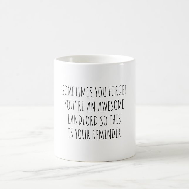 Funny Appreciation Landlord Coffee Mug (Center)