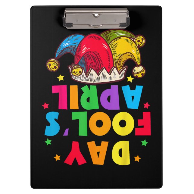 Funny April Fool's Day Pranks Kit 1st April Jokes Clipboard (Front)