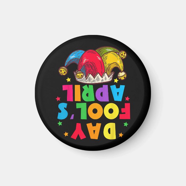 Funny April Fool's Day Pranks Kit 1st April Jokes Magnet (Front)