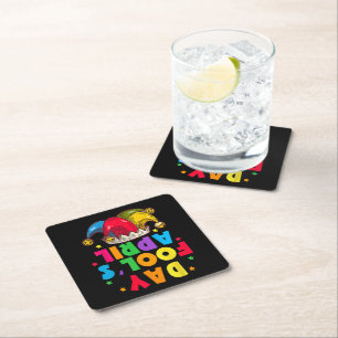 Funny April Fool's Day Pranks Kit 1st April Jokes Square Paper Coaster