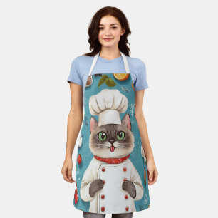 Funny Apron For Cat Lovers