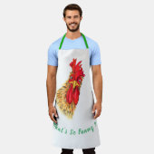 Funny Apron Surprised Rooster - What's So Funny (Worn)