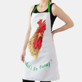 Funny Apron Surprised Rooster - What's So Funny (Insitu)