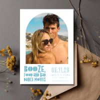 Funny Arch Photo Beach Wedding Save The Date