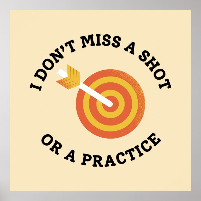 Funny Archery Dad Saying Poster (Front)