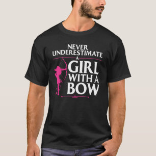 Funny Archery Design For Girls Women Bowhunter Sho T-Shirt