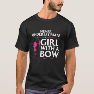 Funny Archery Design For Girls Women Bowhunter Sho T-Shirt