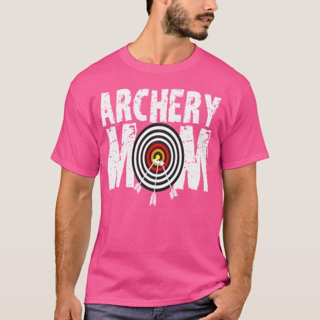 Funny Archery Mum Archery Shooter Bow Hunter T-Shirt (Front)