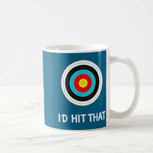 Funny Archery Quote I'd Hit That Archer Gif Coffee Mug