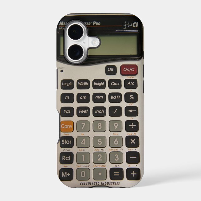 Funny Architectural Calculator (Back)