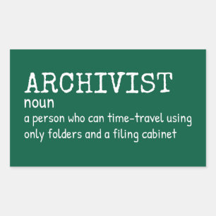 Funny Archivist Meaning Sticker