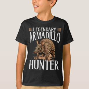 Funny Armadillo Animal Legendary Armadillo Hunter  T-Shirt