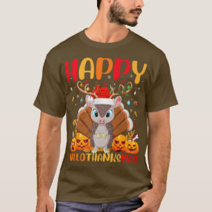 Funny Armadillo Animal Lover Happy Armadillo Hello T-Shirt