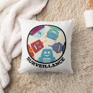 Funny Artificial Intelligence-Surveillance Robots Cushion
