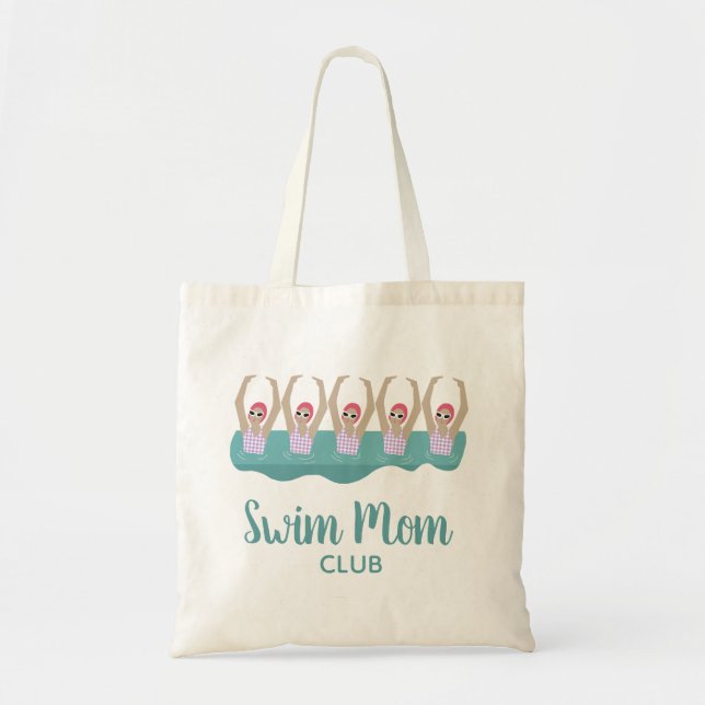 Funny Artistic Synchro Swimming Swimmers Swim Mom  Tote Bag (Front)