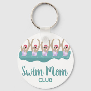 Funny Artistic Synchro Swimming Swimmers Swim Mum  Key Ring