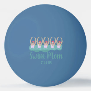Funny Artistic Synchro Swimming Swimmers Swim Mum Ping Pong Ball