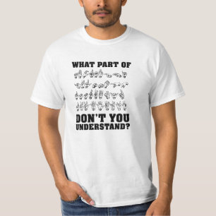 Funny ASL American Sign Language T-Shirt