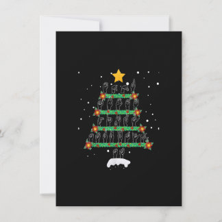 Funny ASL Christmas Tree Sign Language Xmas Deaf P Invitation