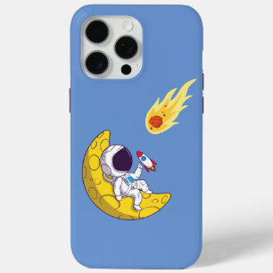 funny astronaut iPhone 15 pro max case