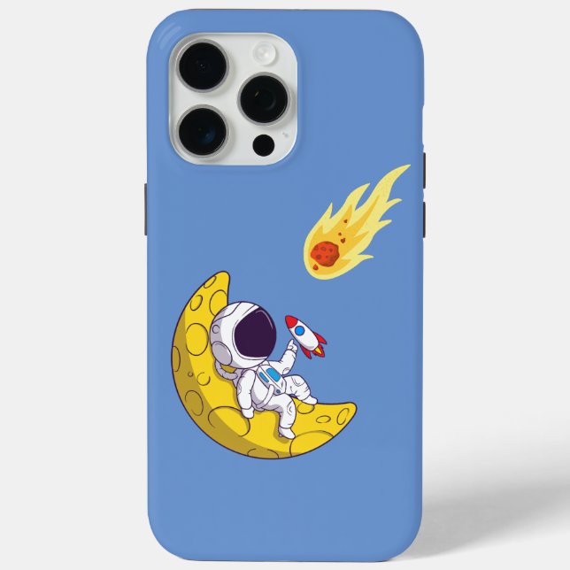 funny astronaut Case-Mate iPhone case (Back)