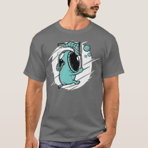 Funny Astronaut Catching Planets T-Shirt