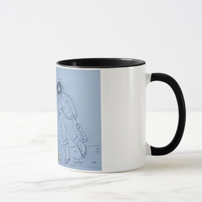 Funny astronaut  Newfoundland humor . Mug (Right)