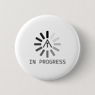 Funny At (appalachian Trail) In Progress  6 Cm Round Badge