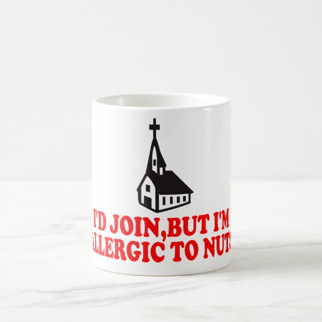 Funny atheist coffee mug (Center)