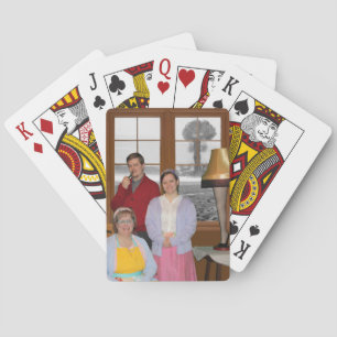 Funny Atomic Family Christmas Playing Cards
