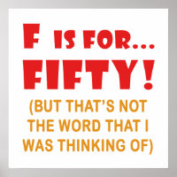 Funny Attitude 50th Birthday Gag Gifts