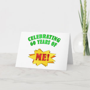 Funny Attitude 60th Birthday Gifts Card