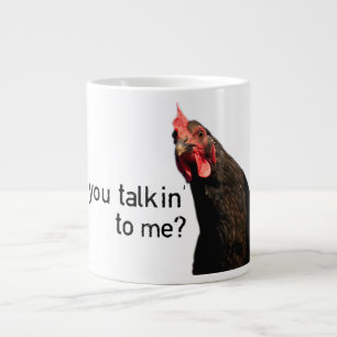 Funny Attitude Chicken Large Coffee Mug