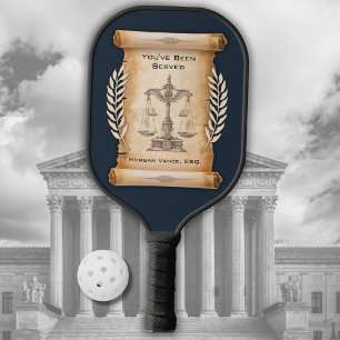 Funny Attorney Gift You’ve Been Served Pickleball Paddle