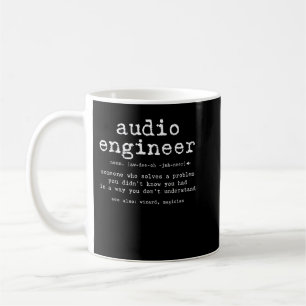 Funny Audio Engineer  Recording Studio Audio Engin Coffee Mug