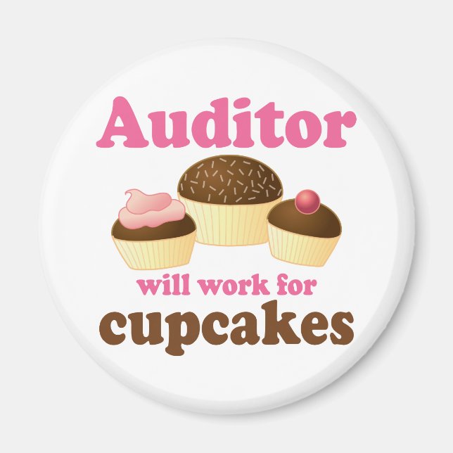 Funny Auditor Magnet (Front)