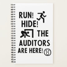 Funny Auditor Notebook Planner Accountant Gift