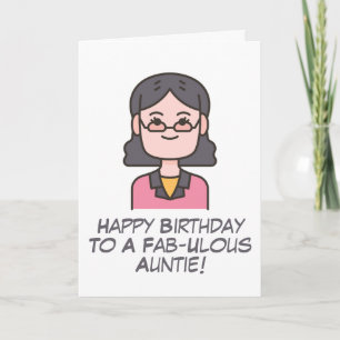 funny aunt birthday cards