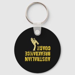 Funny Australian Breakdance Coach Tumbling Break D Key Ring