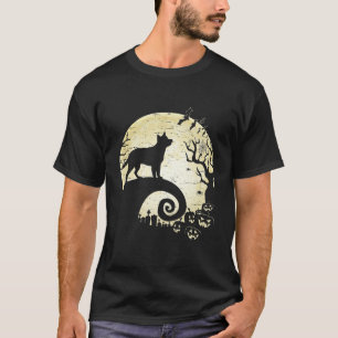 Funny Australian Cattle Witch Pumpkin Halloween Co T-Shirt