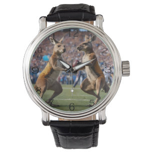 Funny Australian Kangaroos Playing Aussie Football Watch