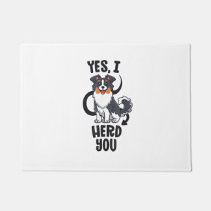 Funny Australian Shepherd Mum Gifts Aussie Yes I H Doormat
