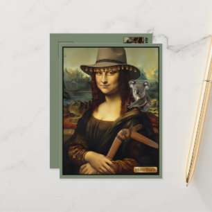 Funny Australian Themed Postcard
